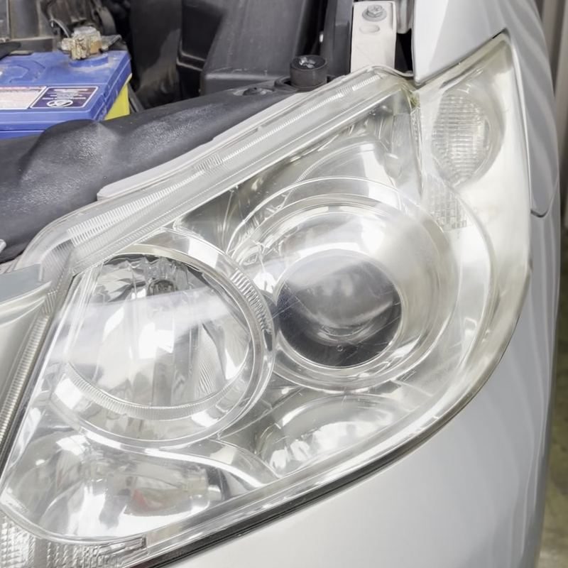 Headlight and plastic restoration